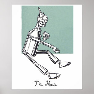 Affiche L'Homme de Fer du livre Le Magicien d'Oz