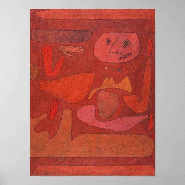 Affiche L'homme de la confusion par Paul Klee (Devant)