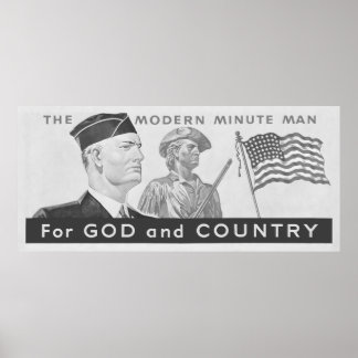 Affiche L'homme de la minute moderne 1941