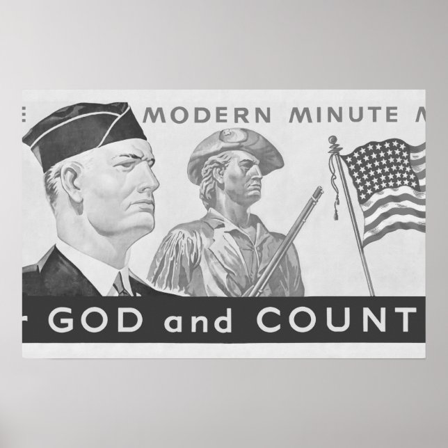 Affiche L'homme de la minute moderne 1941 (Devant)