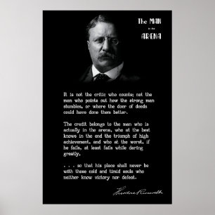 Affiche L'HOMME de Roosevelt dans l'ARENA Discours 2