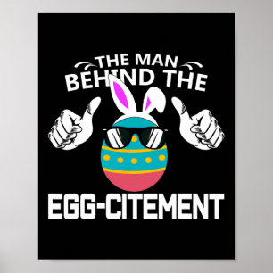 Affiche L'Homme Derrière La Grossesse De Pâques Egg-citeme