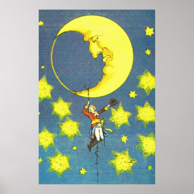 Affiche L'homme et la lune (Devant)