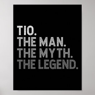 Affiche L'Homme Le Mythe La Fête des pères Légende Drôle