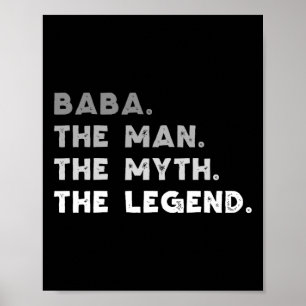 Affiche L'Homme Le Mythe La Légende Cool Baba