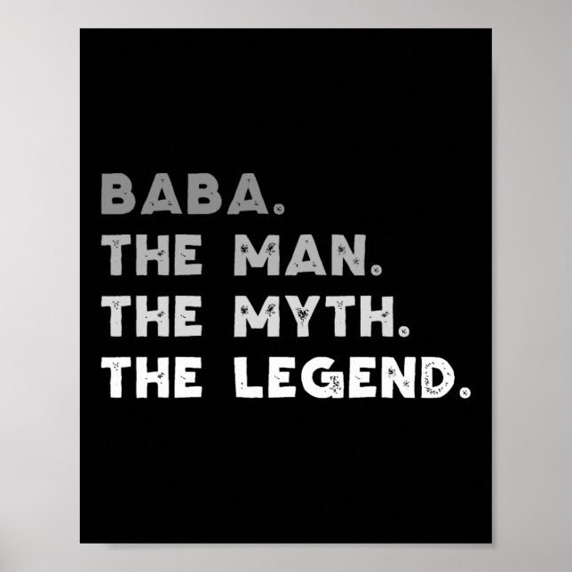 Affiche L'Homme Le Mythe La Légende Cool Baba (Devant)