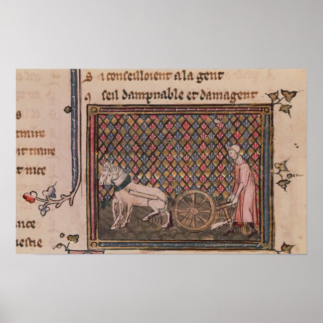 Affiche L'homme obligé de travailler pour vivre (Devant)