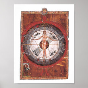 Affiche L'Homme Universel - Hildegard von Bingen