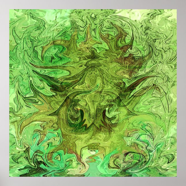 Affiche L'Homme Vert...... (Devant)