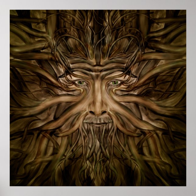 Affiche L'homme vert (Devant)