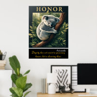L'honneur réside dans la tranquillité de Koala