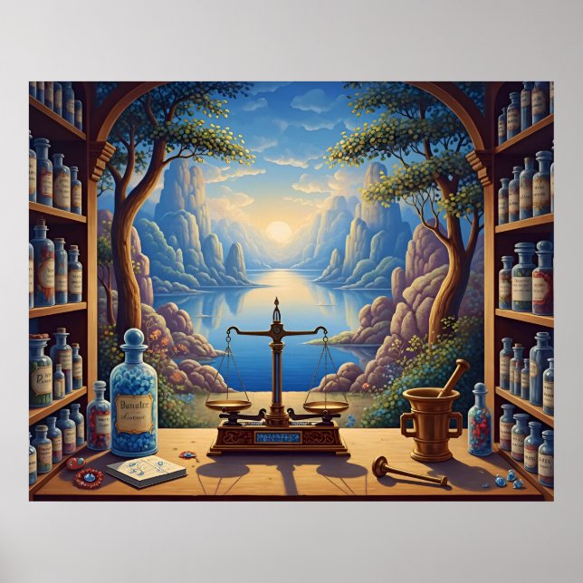 Affiche L'Horizon de l'Alchimiste (Devant)