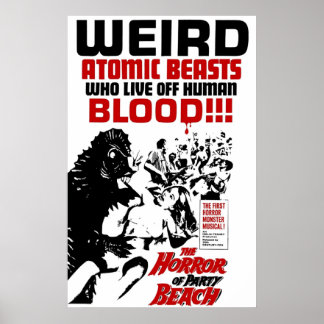 Affiche L'horreur de Party Beach