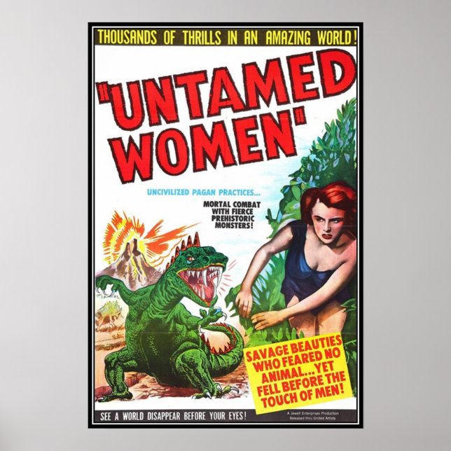 Affiche L'horreur du film vintage - (Devant)