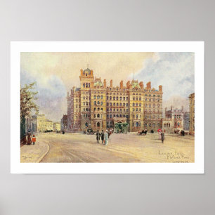 Affiche L'hôtel de Langham, endroit de Portland, Londres