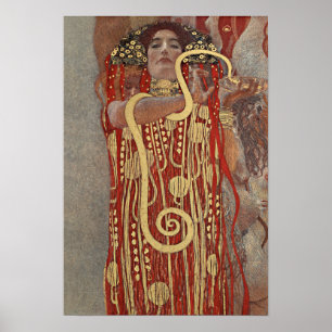 Affiche L'Hygiée de Gustav Klimt