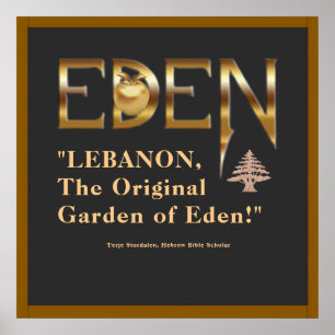 Affiche "Liban, le jardin d'Eden original" T-Shirt Pos