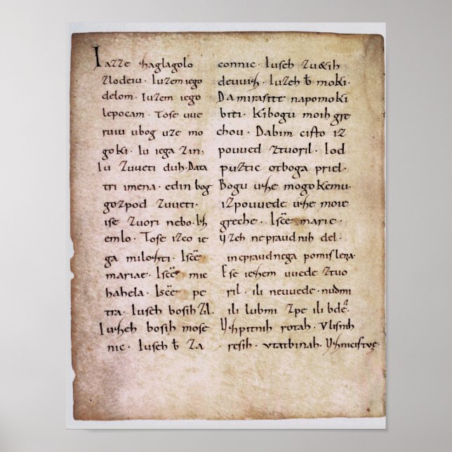 Affiche Libération de l'impression de réplica Manuscript (Devant)