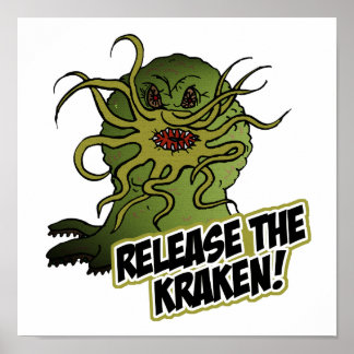 Affiche libère le kraken