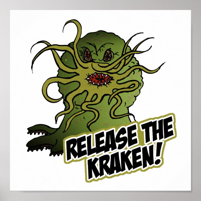 Affiche libère le kraken (Devant)