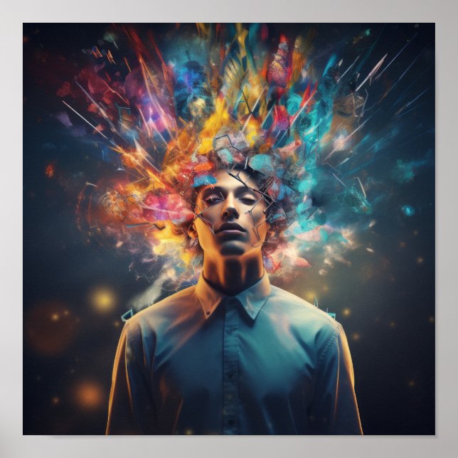 Affiche Libérer la créativité : l'esprit humain dans le mo (Devant)