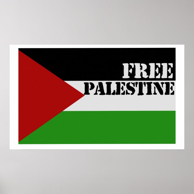 Affiche Libérer la Palestine (Devant)