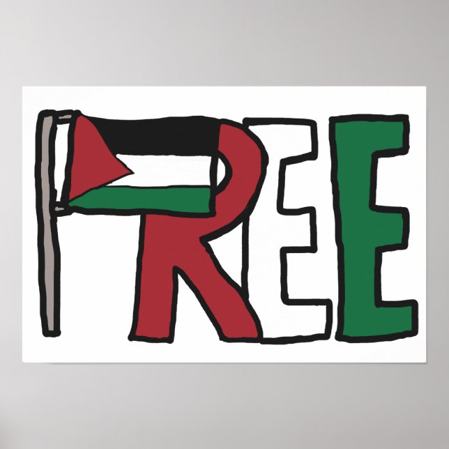 Affiche Libérer la Palestine (Devant)