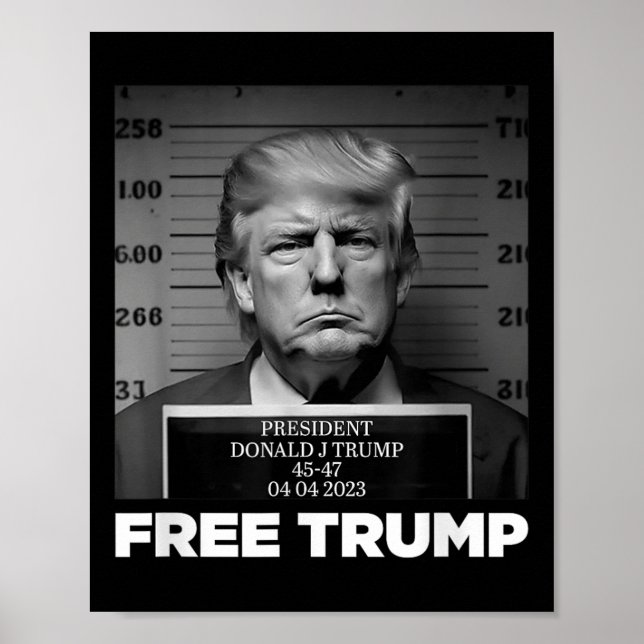 Affiche Libérez Donald Trump Mushot (Devant)
