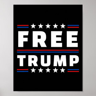 Affiche Libérez le soutien républicain de Donald Trump