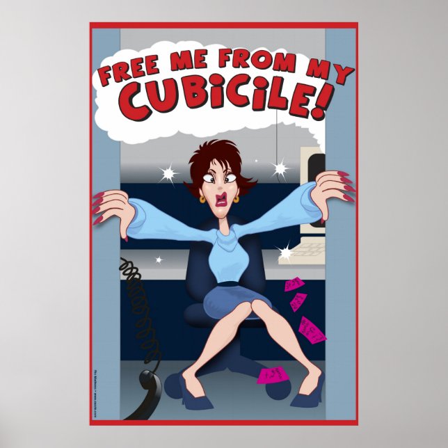 Affiche Libérez-moi de mon Cubicile ! (Devant)