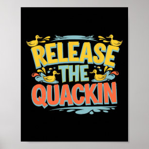Affiche Libérez Quackin Gym Bodybuilding —