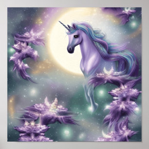 Affiche Libérez votre imagination avec Unicorn Whimsical