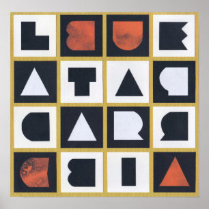 Affiche LIBERTAD PARA CUBA Carré magique