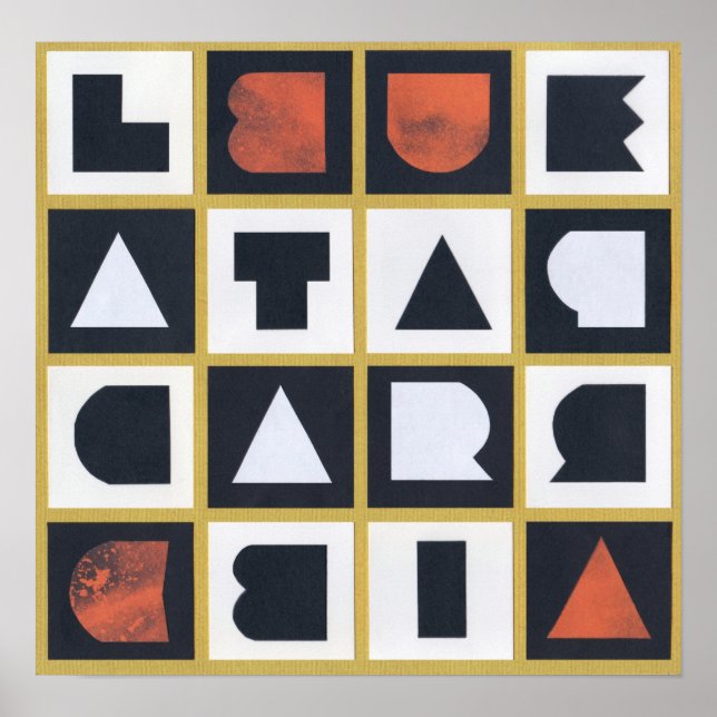 Affiche LIBERTAD PARA CUBA Carré magique (Devant)