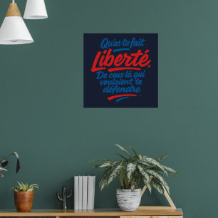 Affiche Liberté