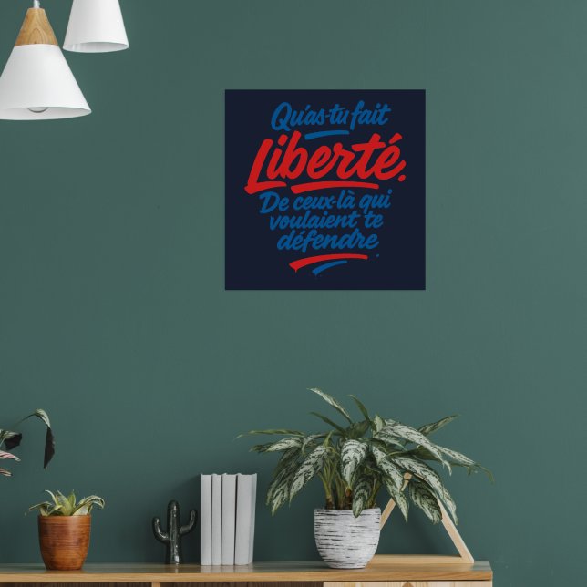 Affiche Liberté (Salon 1)