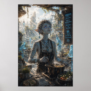 Affiche Liberté / Cuisinier de camp / Cuisine de restauran