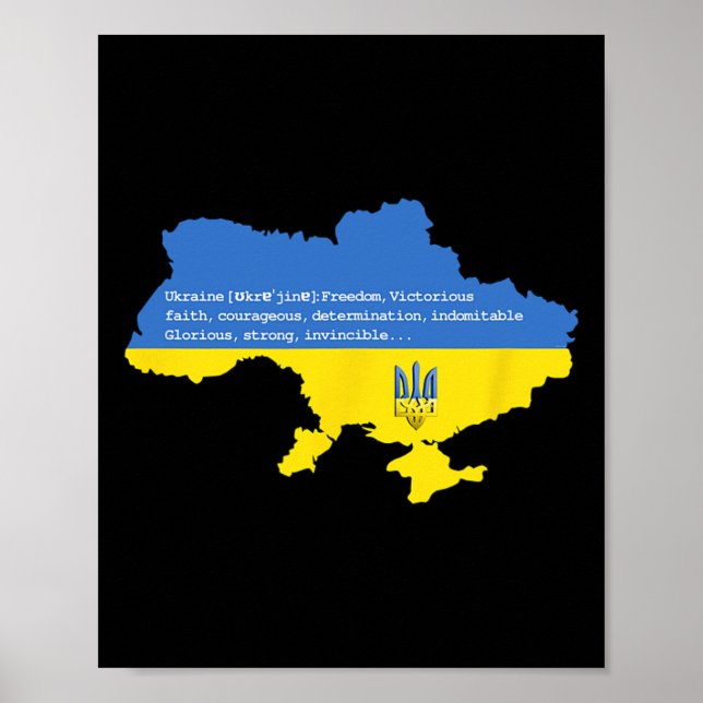 Affiche Liberté de l'Ukraine  (Devant)