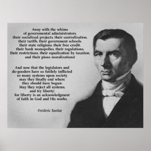 Affiche Liberté d'essai de Frederic Bastiat