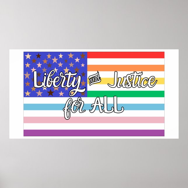 Affiche Liberté et justice pour TOUS (Devant)
