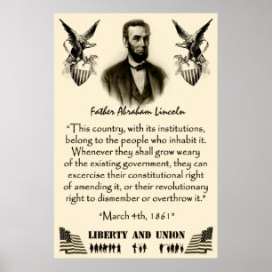 Affiche Liberté Et Union