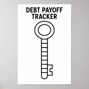 Affiche Liberté financière. Suivi des paiements de la dett