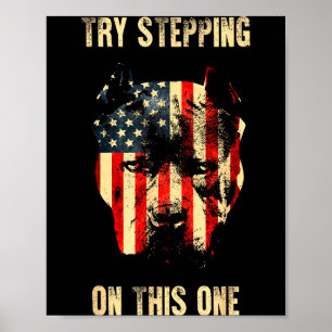 Affiche Liberté indépendance 4 juillet drapeau américain p