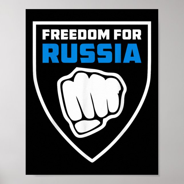 Affiche Liberté Légion Pour La Russie Anti-Guerre Drapeau  (Devant)