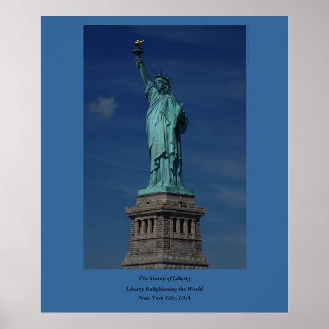 Affiche Liberty Enlightening the World - Statue de la Libe (Devant)