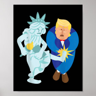 Affiche Liberty lance la démo anti-Donald de Trump 2020