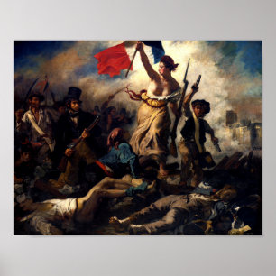 Affiche Liberty Leading the People, Eugene Delacroix