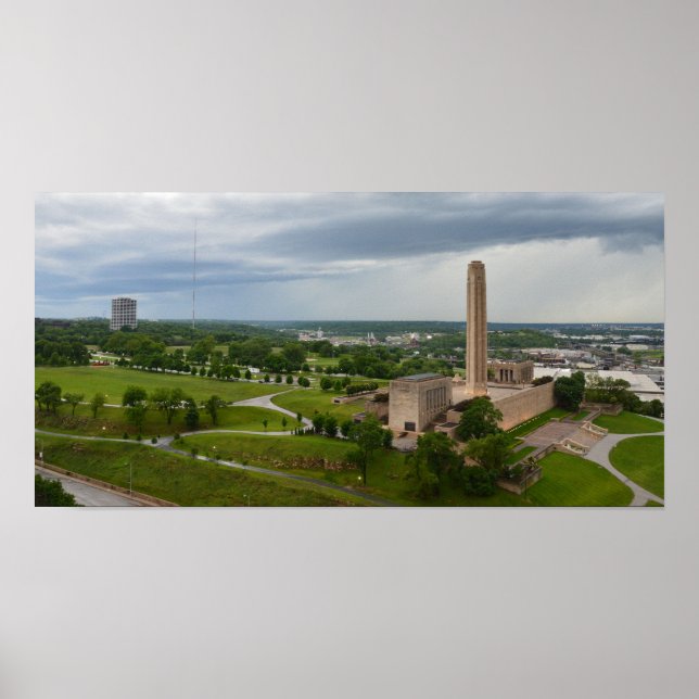 Affiche Liberty Memorial & BMA Building, Kansas City, MO (Devant)