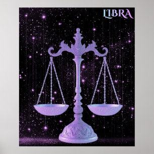 Affiche Libra Céleste – Art Astrologique
