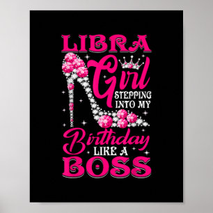 Affiche Libra Girl Stein In My Birthday talons hauts Di